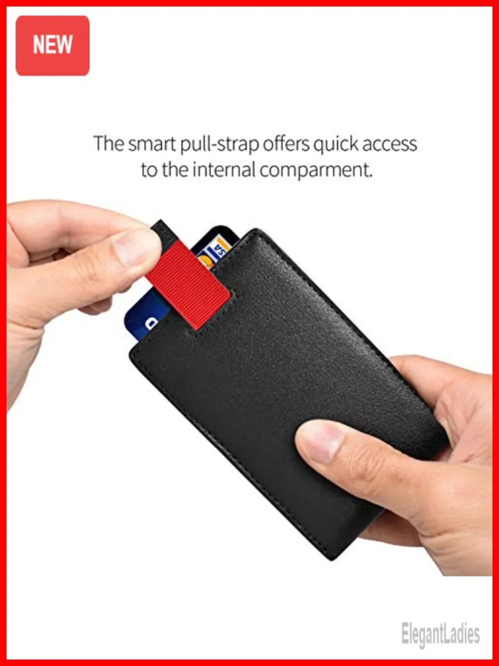 PU Leather Bi-fold RFID Wallet with Car Logo